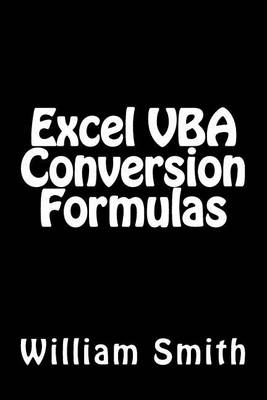 Book cover for Excel VBA Conversion Formulas