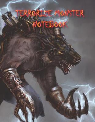 Book cover for Terrorize Monster Notebook