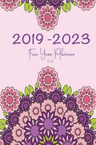 Cover of 2019-2023 Five Year Planner- Mandala