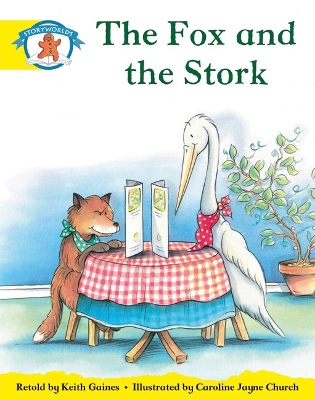 Book cover for Literacy Edition Storyworlds 2, Once Upon A Time World, The Fox and the Stork