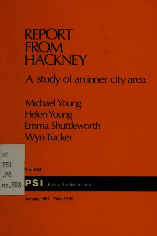 Cover of Report from Hackney