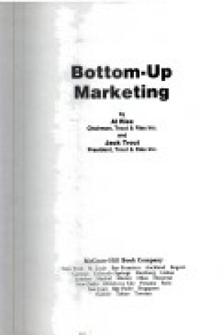 Cover of Bottom-up Marketing