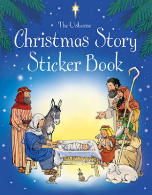 Book cover for The Christmas Story Stickerbook