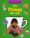 Book cover for Things We Use Hb