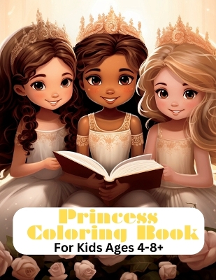 Book cover for Princess Coloring Book