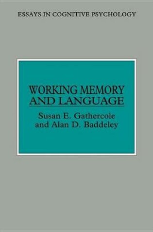 Cover of Working Memory and Language Processing