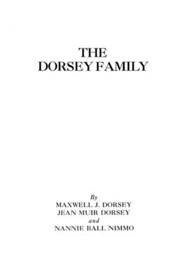 Book cover for Dorsey Family