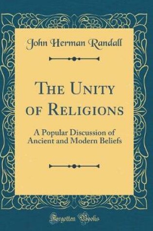 Cover of The Unity of Religions