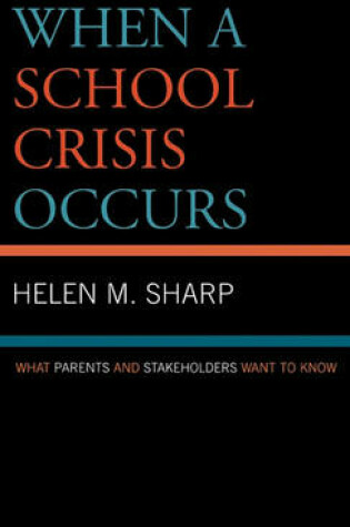 Cover of When a School Crisis Occurs