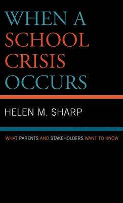 Book cover for When a School Crisis Occurs