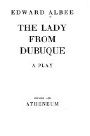 Cover of The Lady from Dubuque