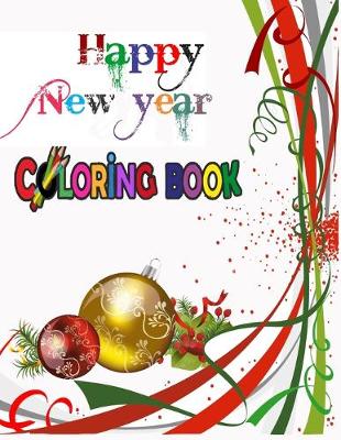 Book cover for Happy New Year Coloring Book