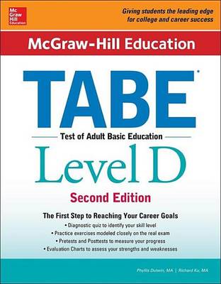 Book cover for McGraw-Hill Education Tabe Level D, Second Edition