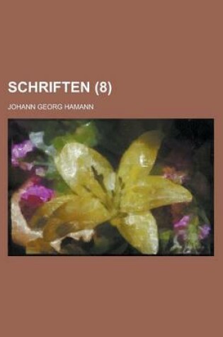 Cover of Schriften (8)