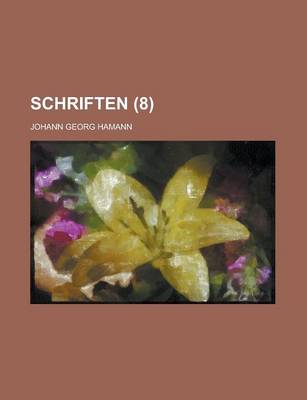 Book cover for Schriften (8)