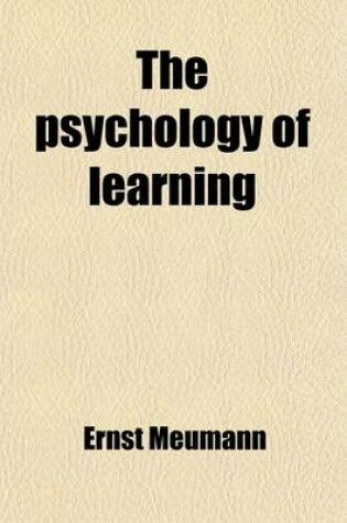 Cover of The Psychology of Learning