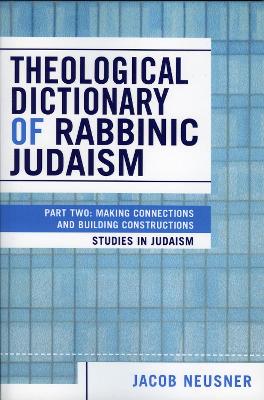Cover of Theological Dictionary of Rabbinic Judaism
