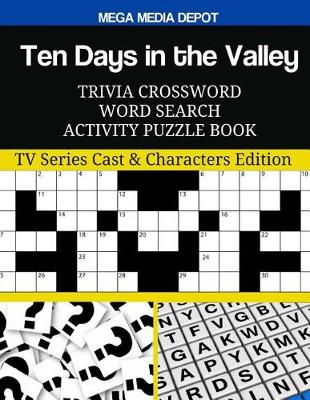 Book cover for Ten Days in the Valley Trivia Crossword Word Search Activity Puzzle Book