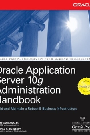 Cover of Oracle Application Server 10g Administration Handbook