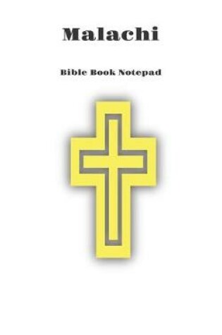 Cover of Bible Book Notepad Malachi