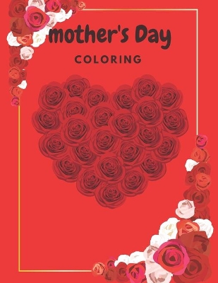 Book cover for Mothers Day coloring