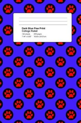 Cover of Dark Blue Paw Print