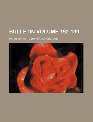 Book cover for Bulletin Volume 192-199