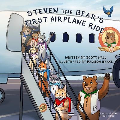 Book cover for Steven the Bear’s First Airplane Ride