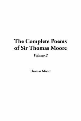 Book cover for The Complete Poems of Sir Thomas Moore, V2