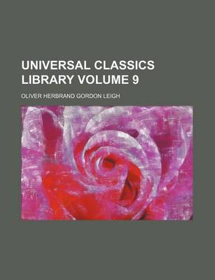 Book cover for Universal Classics Library Volume 9