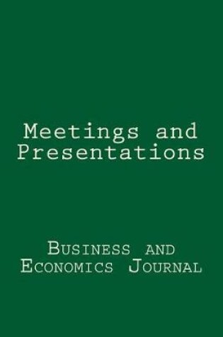 Cover of Meetings and Presentations
