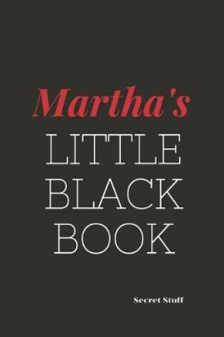 Cover of Martha's Little Black Book.