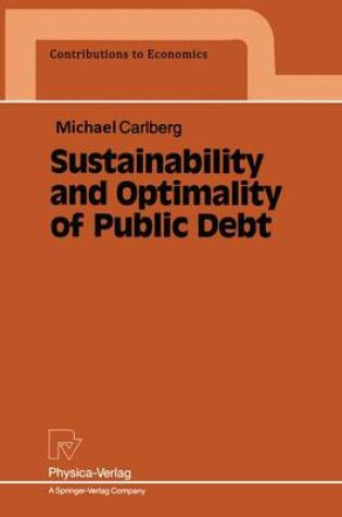 Cover of Sustainability and Optimality of Public Debt