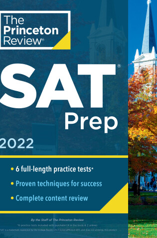 Cover of Princeton Review SAT Prep, 2022