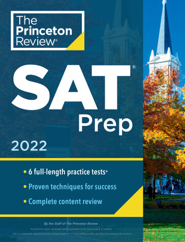 Book cover for Princeton Review SAT Prep, 2022