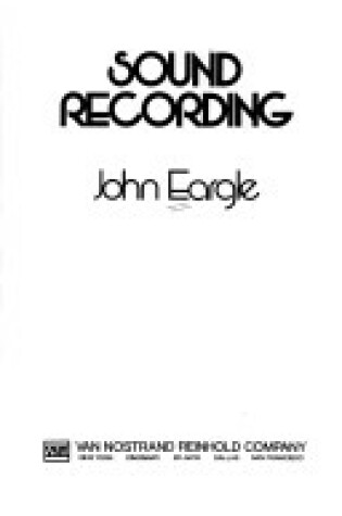 Cover of Sound Recording