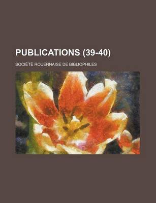 Book cover for Publications (39-40)