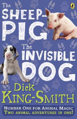 Book cover for The Invisible Dog and The Sheep Pig bind-up