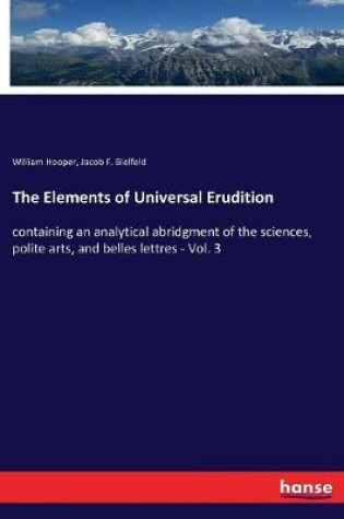 Cover of The Elements of Universal Erudition