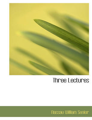 Book cover for Three Lectures