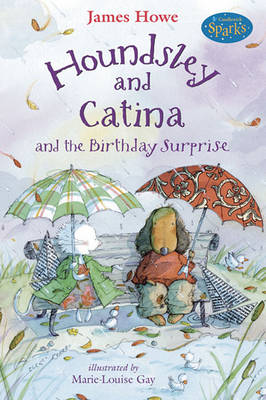 Book cover for Houndsley and Catina and the Birthday Surprise