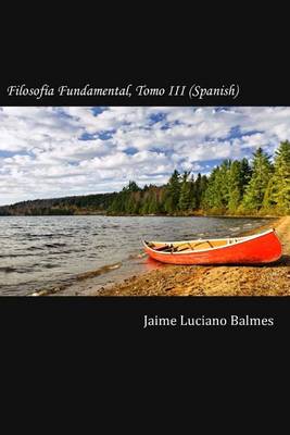 Book cover for Filosofia Fundamental, Tomo III (Spanish)