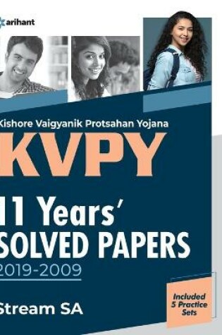 Cover of Kvpy 11 Years Solved Papers 2019-2009 Stream Sa