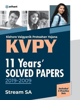 Book cover for Kvpy 11 Years Solved Papers 2019-2009 Stream Sa