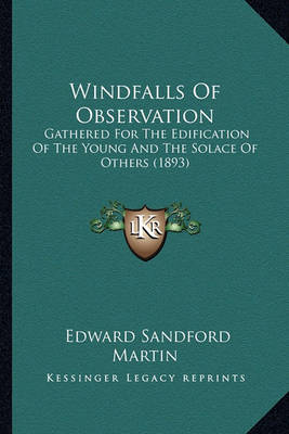 Book cover for Windfalls of Observation Windfalls of Observation