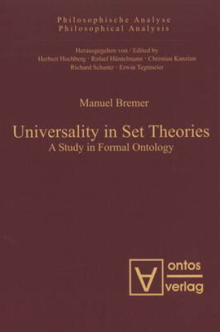 Cover of Universality in Set Theories