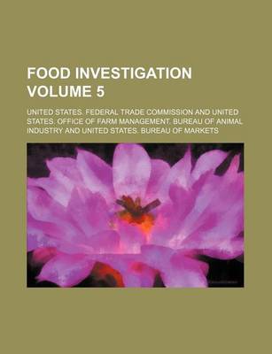 Book cover for Food Investigation Volume 5