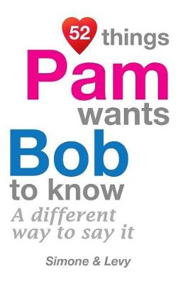 Book cover for 52 Things Pam Wants Bob To Know