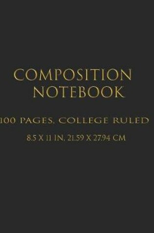 Cover of Composition Notebook