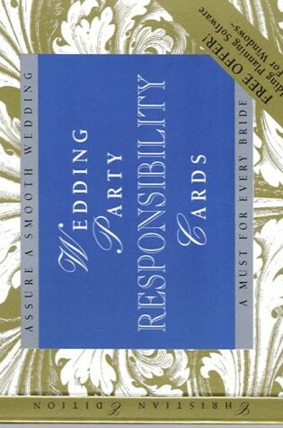 Cover of Wedding Party Responsibility Cards